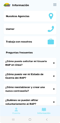 RAP App Screen 3