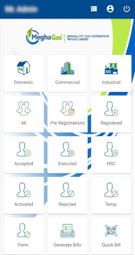 MeghaGas Employee Screen 2