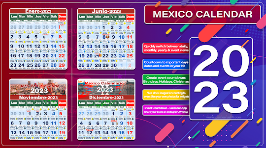 Mexico Calendario 2023