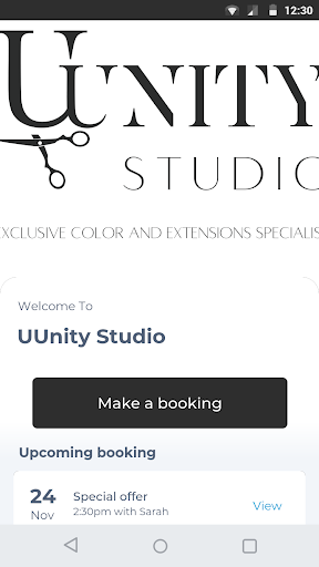 Android application UUnity Studio screenshort