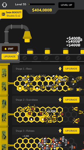 Code Triche Idle Bee Factory Tycoon APK MOD (Astuce) screenshots 3