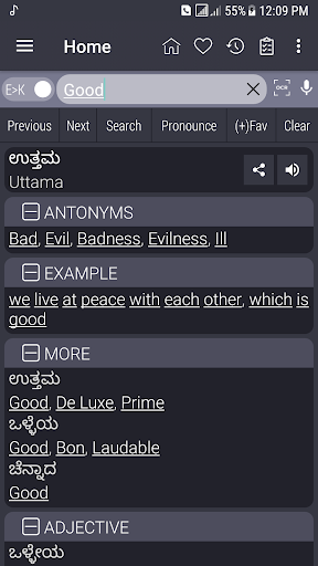 English Kannada Dictionary 9.0.3 screenshots 1