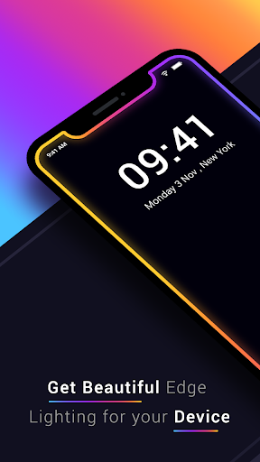 Android application Edge Lighting Colors - Rounded screenshort