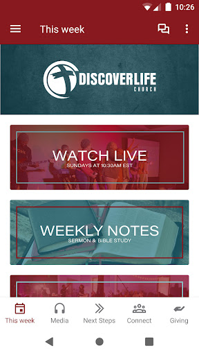 Android application Discover Life Church - GA screenshort