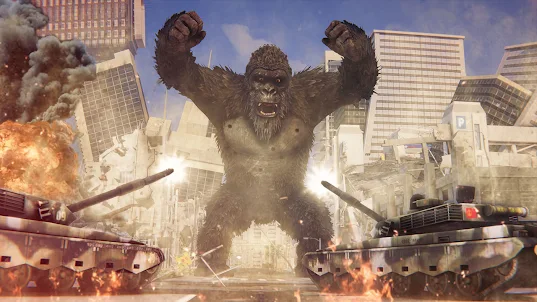 Enojado Gorila Godzilla Juegos