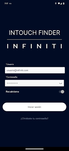 INFINITI INTOUCH FINDER