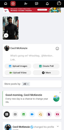 Android application BFree Social screenshort