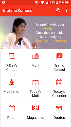 Android application Brahma Kumaris - Om Shanti screenshort