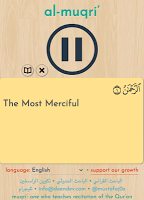 screenshot of al-muqri