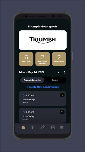 Ready2Ride-CRM Screen 2
