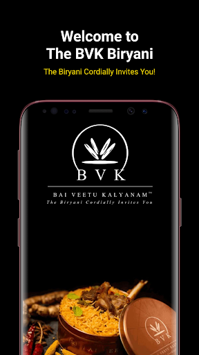 Android application The BVK Biryani - Online Order screenshort