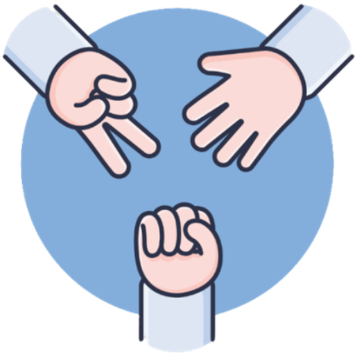 Pedra Papel Tesoura logo
