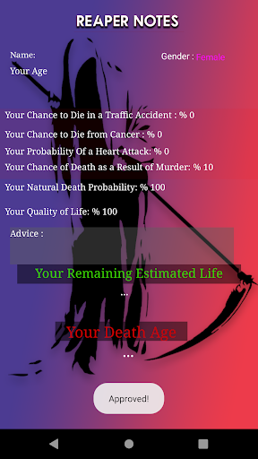 Reaper Notes Death Date Calcul Screen 2