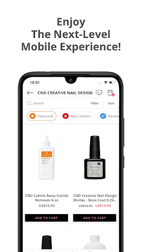 Universal Nail Supplies Screen 2