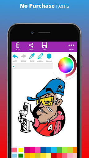 कलरफली  भित्तिचित्र रंग पुस्तक