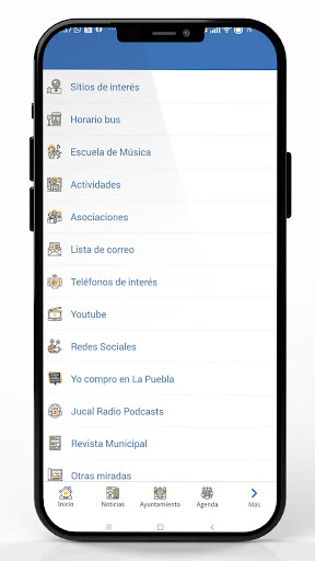 Android application La Puebla de Alfindén screenshort