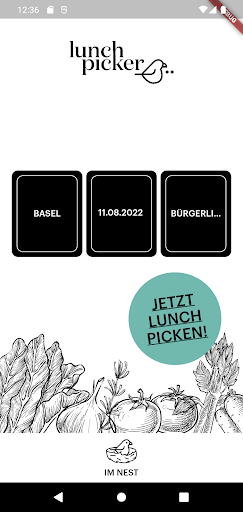 Lunchpicker Screen 2