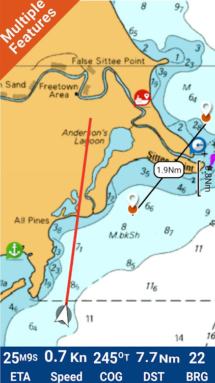Islas Baleares Nautical Charts - 4.4.3.7.4 - (Android)