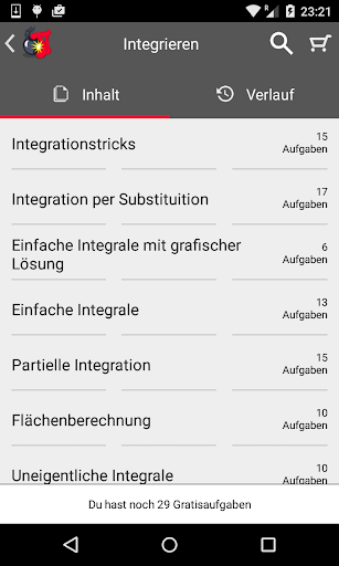 Android application Mathe App für Studium & Abitur screenshort