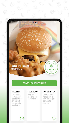 Android application Frituur Chalet screenshort