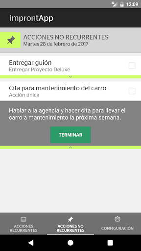 ImprontApp Screen 2
