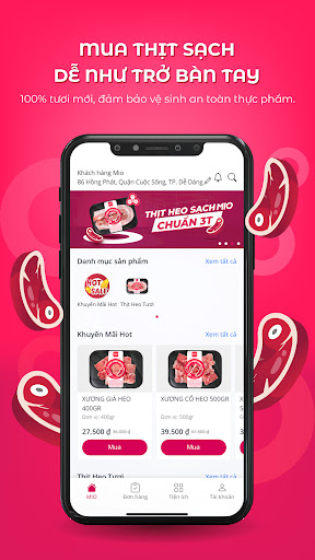 Android application Mio screenshort
