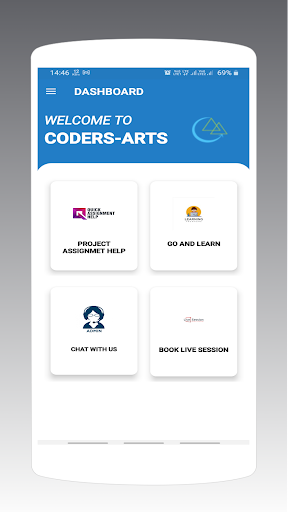 Android application Codersarts screenshort