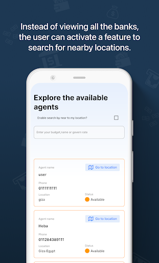 Android application Bank Currency Exchange screenshort