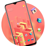 Cover Image of Download 3d Lego shape bright love theme 2.0.50 APK