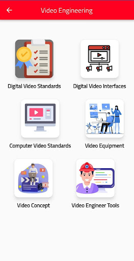 Android application Video Engineering screenshort