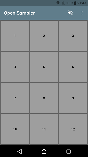 Android application Open Sampler screenshort