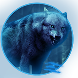 Glow wolf Live Wallpaper icon