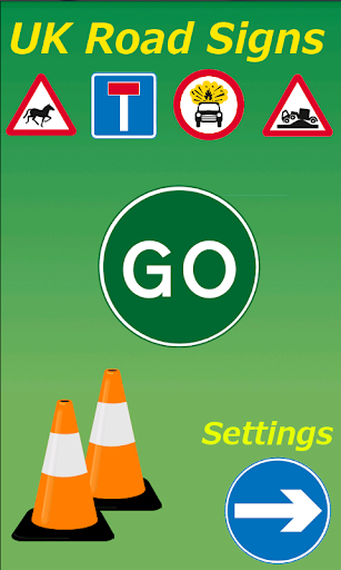 Android application UK Road Signs screenshort