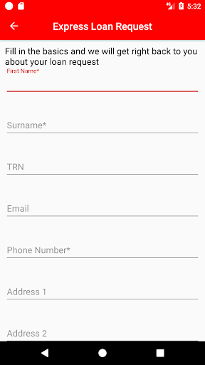 Android application ISP Finance Services screenshort