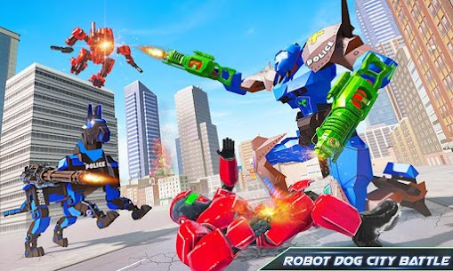 US Police Dog Robot Car Game For PC installation