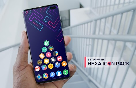 Hexa Icon Pack : Hexagonal Patched Apk 1