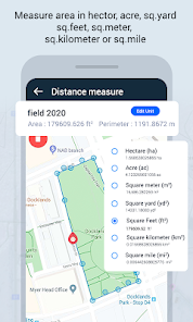 Captura de Pantalla 7 GPS Area Measure android