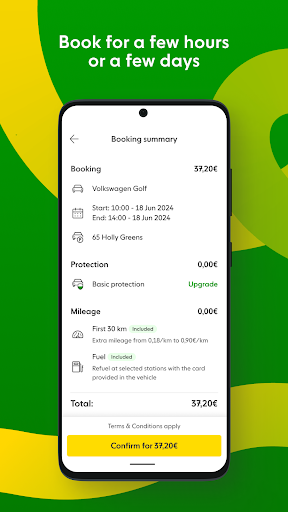 Europcar On Demand Car Sharing Screen 3