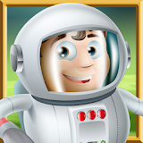 Astronaut Boy Memory Puzzle icon