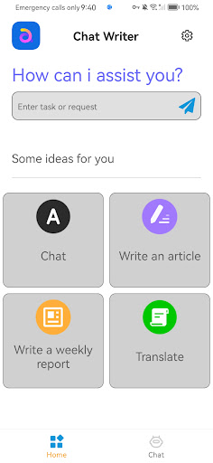 Chat Writer Screen 2