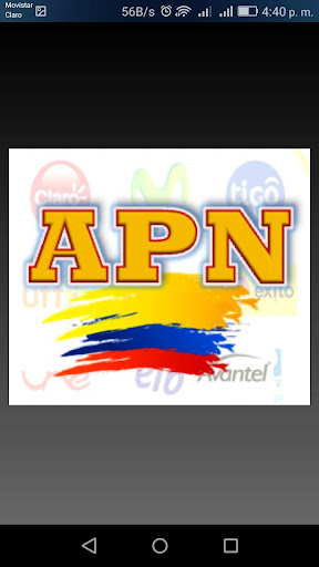 Android application apn colombia configuracion screenshort