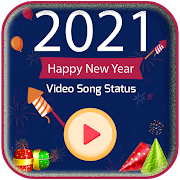 Happy New Year 2021 Video Status  Icon