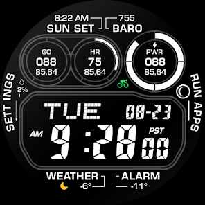 Captura de Pantalla 32 RETRO DIGITAL A Watch Face android