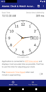 Atomic Clock & Watch Accuracy Screenshot