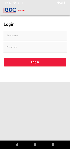 Android application BDO Digital Scanning screenshort