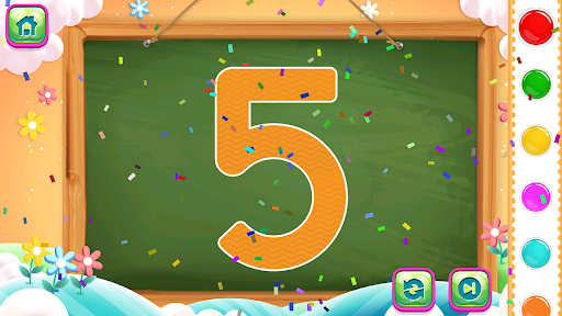 Screenshot of Numbers, ABC, Spelling Tracing