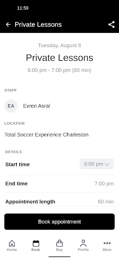 Total Soccer eXperience Screen 3