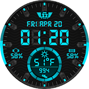 VIPER BLUE Watchface for WatchMaker