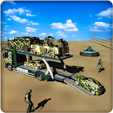 Military Car Transporter Truck icon