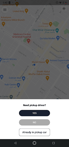 Zofeur - Driver App Screen 3